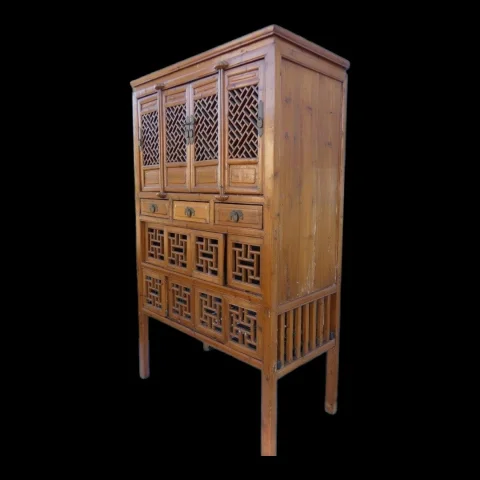 Chinesischer Speiseschrank, Ende 19. / Anfang 20. Jahrhundert – Asien – — Ausgezeichneter Zustand