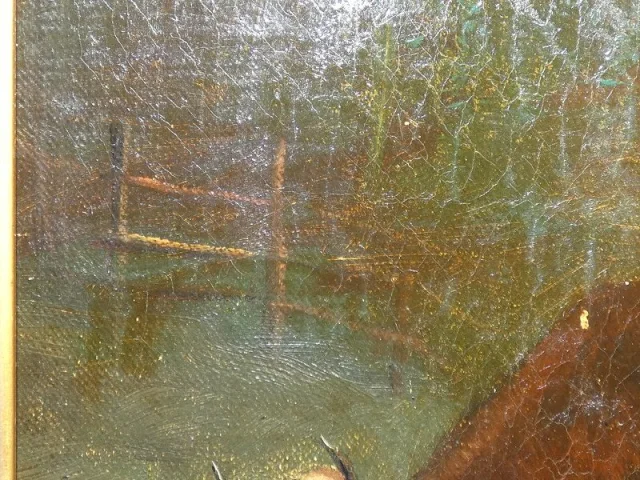 Öl auf Leinwand „Le petit troupeau"
Constant TROYON 1810–1865, Sèvres, Frankreich — Sehr guter Zustand