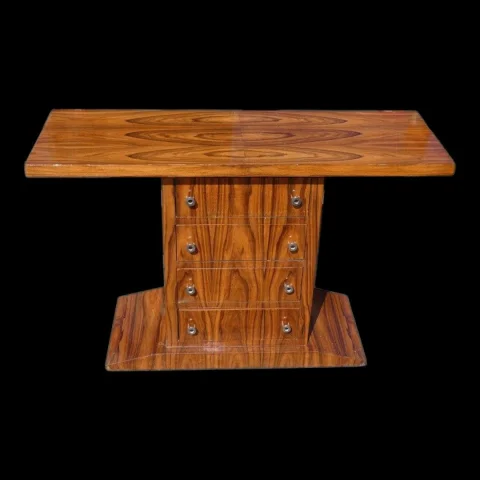 Console de milieu à 4 cassetti in stile Art Déco — Ottimo stato