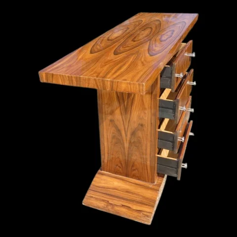 Console de milieu à 4 cassetti in stile Art Déco — Ottimo stato