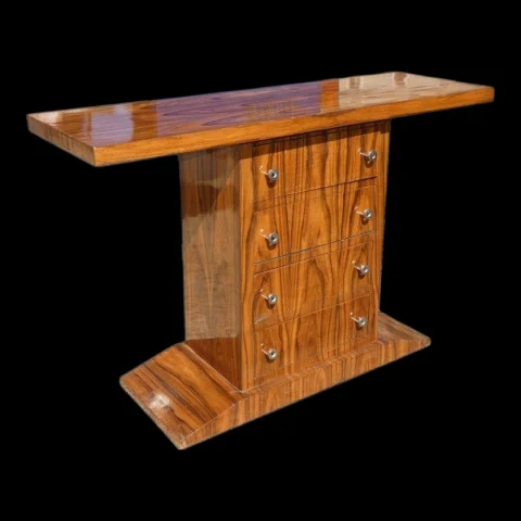 Console de milieu à 4 cassetti in stile Art Déco — Ottimo stato
