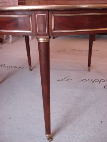 table demie lune