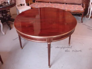 table demie lune
