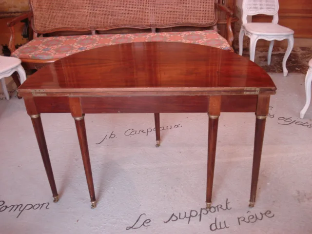 table demie lune