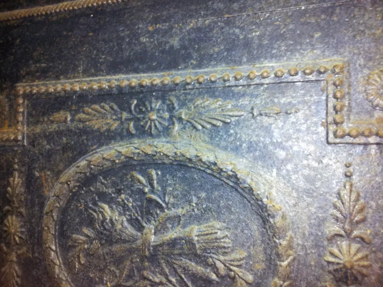 Plaque de cheminee
