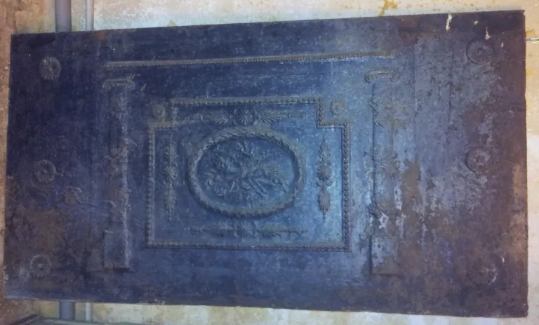 Plaque de cheminee
