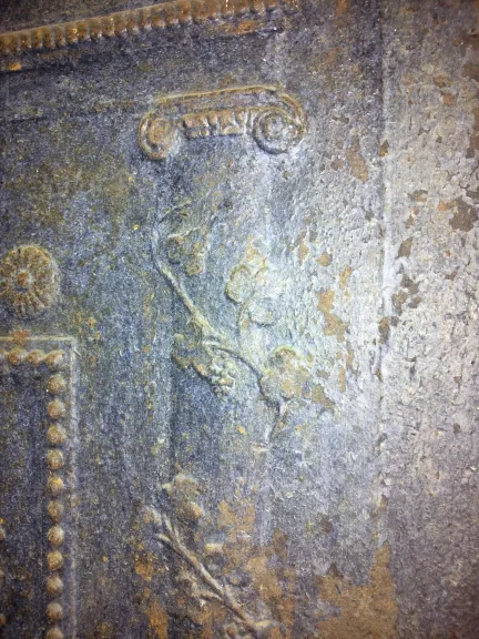 Plaque de cheminee