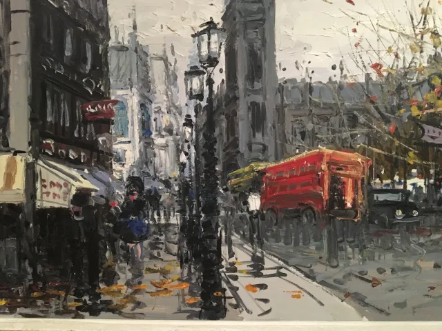 OIL ON CANVAS OF LONDON
