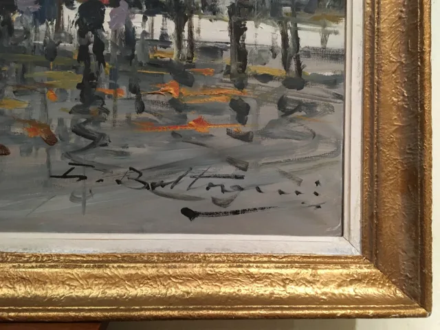 OIL ON CANVAS OF LONDON