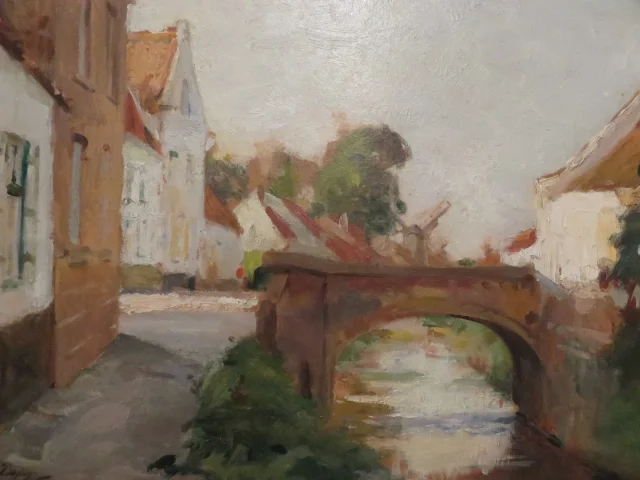 OIL ON PANEL VON PAUL MICHEL DUPUY