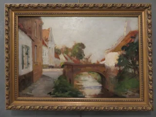 OIL ON PANEL VON PAUL MICHEL DUPUY