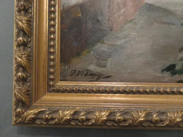 OIL ON PANEL VON PAUL MICHEL DUPUY