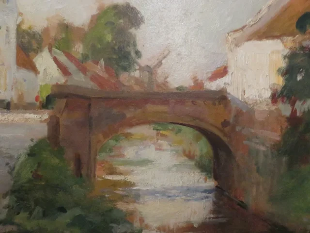 OIL ON PANEL VON PAUL MICHEL DUPUY