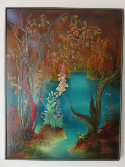 Tableau en Laque De Pierre PAULIN (1907-2007)
