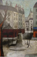 OIL ON CANVAS BY NUBAR BEDROSSIAN