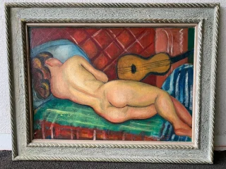 OLIO SU TELA DI MARIUS ECHEVIN