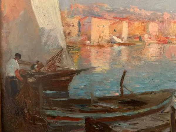 ÖL AUF PANEEL VON EDMOND TAPISSIER