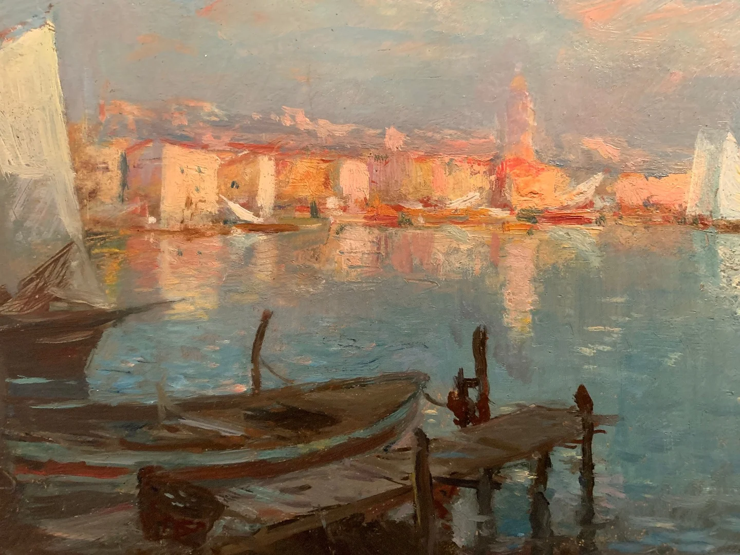 Les Martigues - Edmond Tapissier ( 1861-1943 )