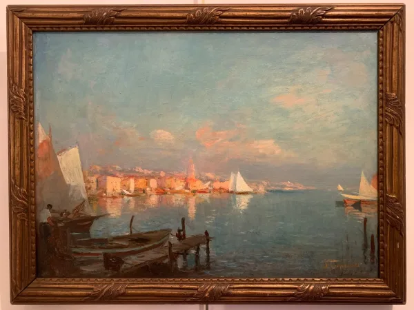 ÖL AUF PANEEL VON EDMOND TAPISSIER
