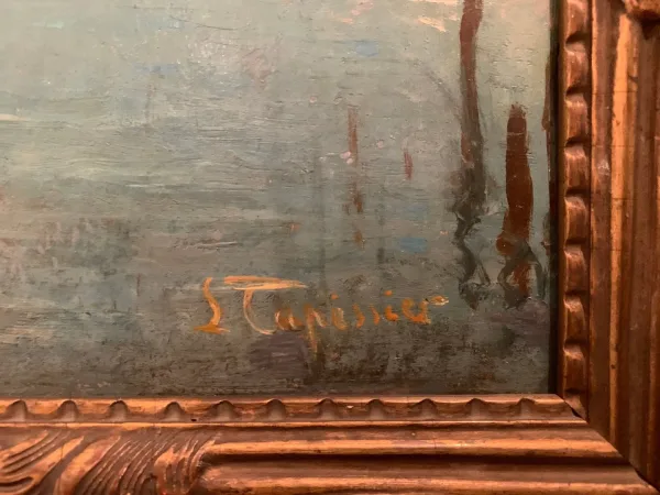ÖL AUF PANEEL VON EDMOND TAPISSIER