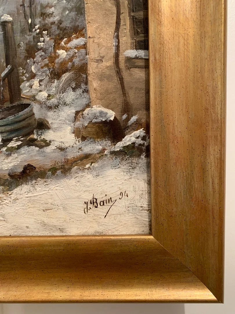 OIL ON CANVAS BY JEAN BAIN