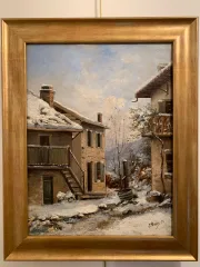 Масло на холсте Джин Бейн