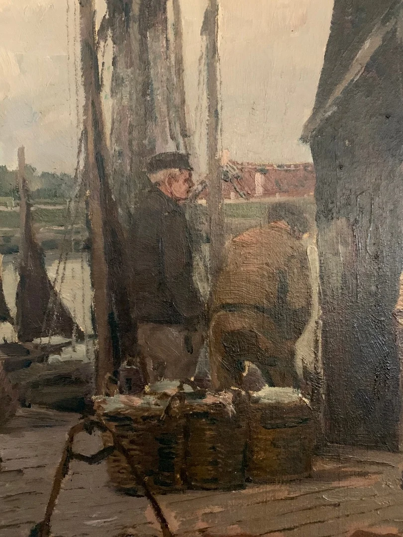 Retour de Pêche- Wilhelm Hambüchen (1869-1939)