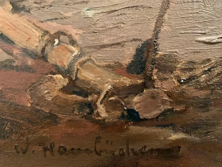 ÖL AUF LEINWAND VON WILHELM HAMBUCHEN
