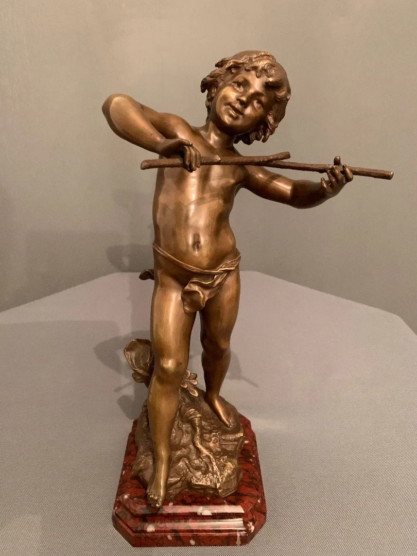Bronze « Futur Musicien » -  Louis-Auguste MOREAU (1855-1919)