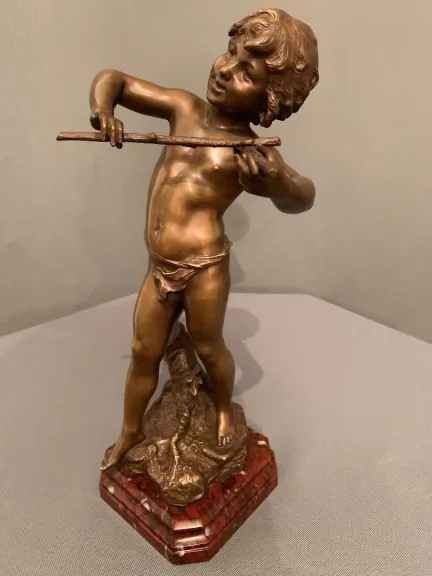 BRONZE STATUETTE BY LOUIS AUGUSTE MOREAU