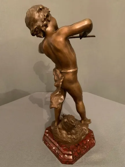 BRONZE STATUETTE BY LOUIS AUGUSTE MOREAU