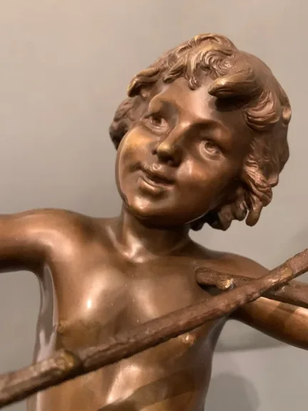 BRONZE STATUETTE BY LOUIS AUGUSTE MOREAU