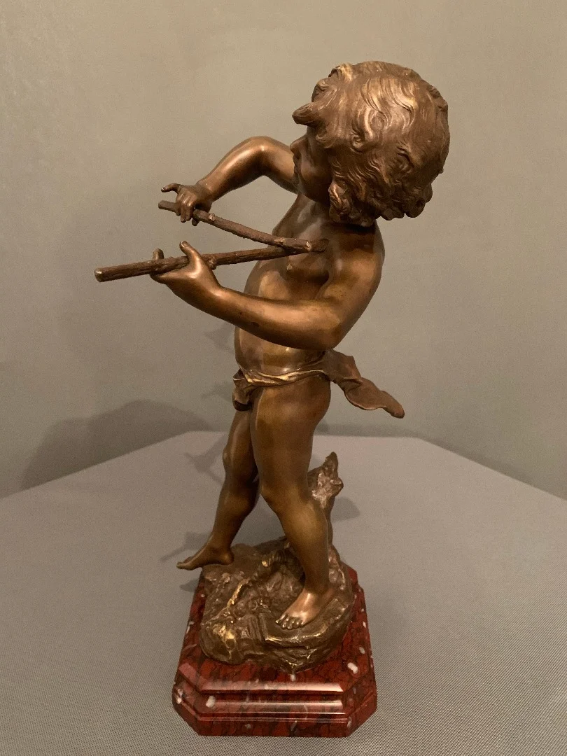 Bronze « Futur Musicien » -  Louis-Auguste MOREAU (1855-1919)