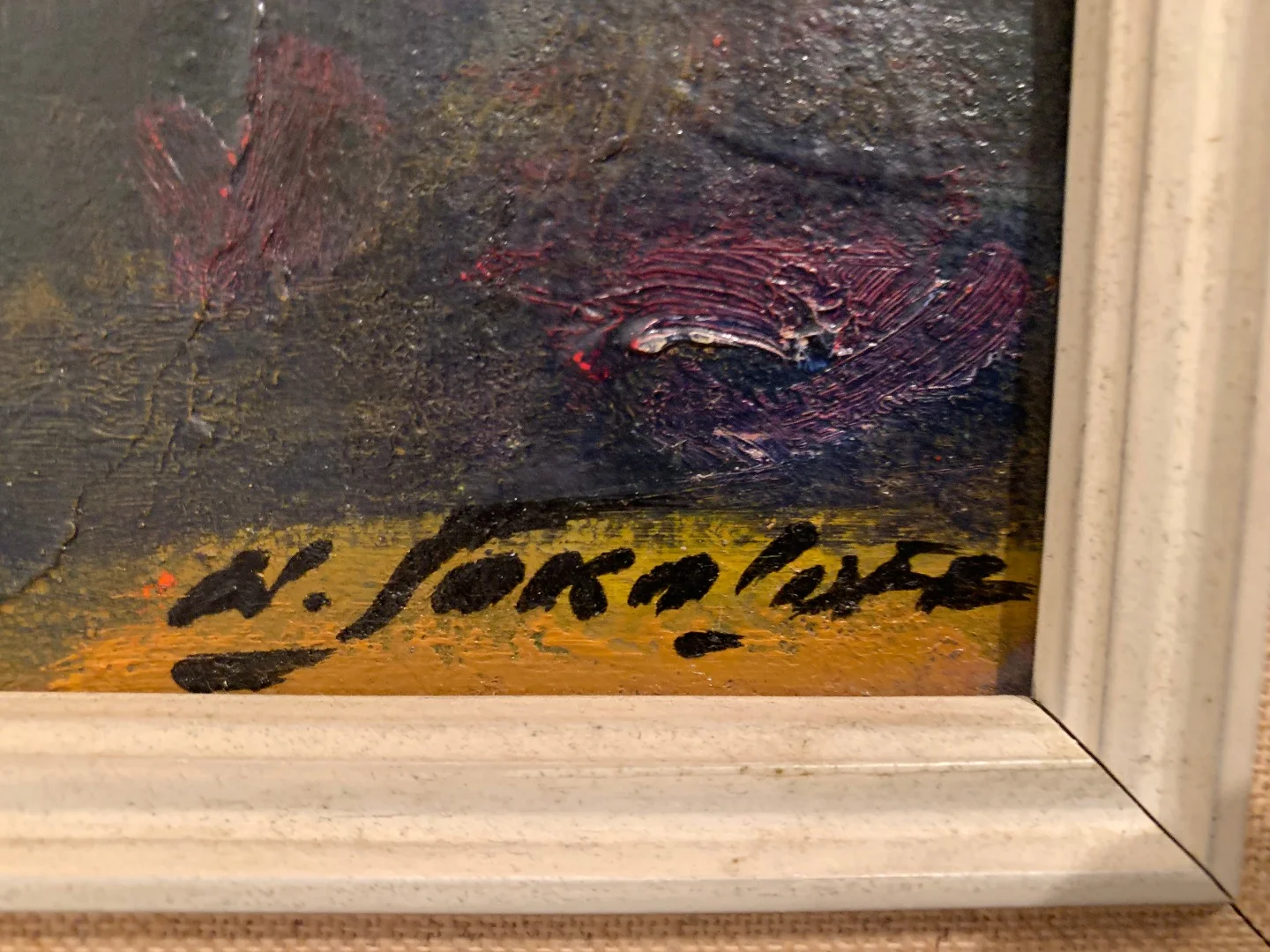 OIL ON PANEL BY NICOLAS SOKOLOFF