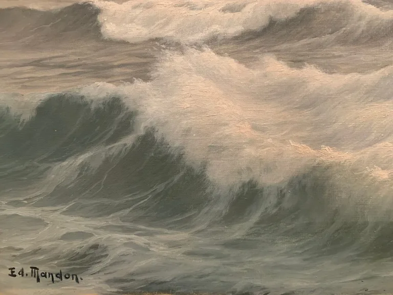 ÖL AUF LEINWAND VON EDOUARD MANDON