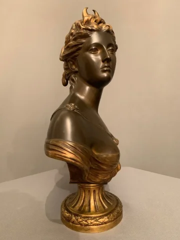 BUST OF DIANA THE HUNTRESS AFTER HOUDON