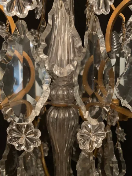 Lustre de forme cage de la Maison Baccarat