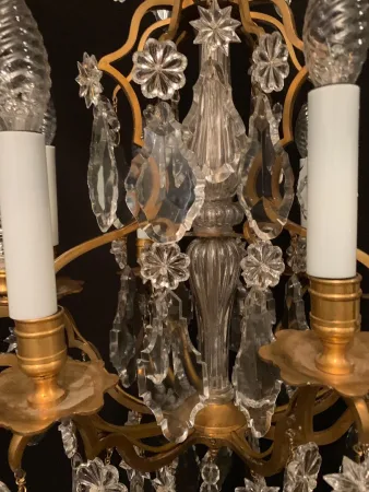 Lustre de forme cage de la Maison Baccarat