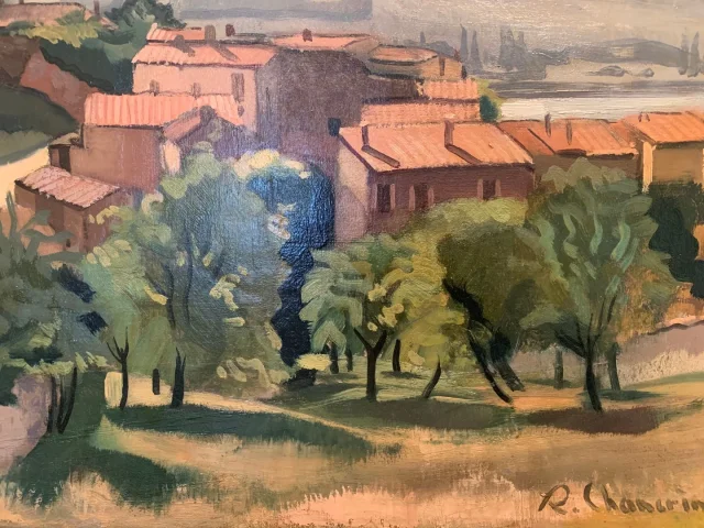 Eglise et village de Ternay dans le Rhône- René CHANCRIN (1911-1981)