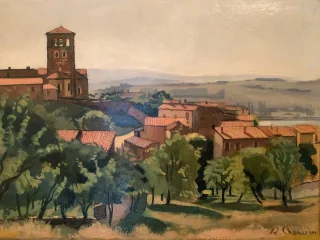 OLIO SU TELA DI RENE CHANCRIN