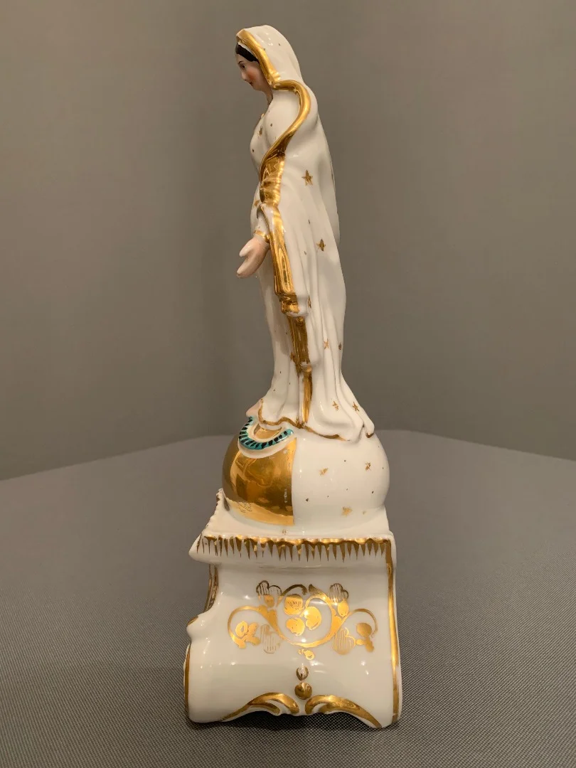 Vierge En Porcelaine De Paris
