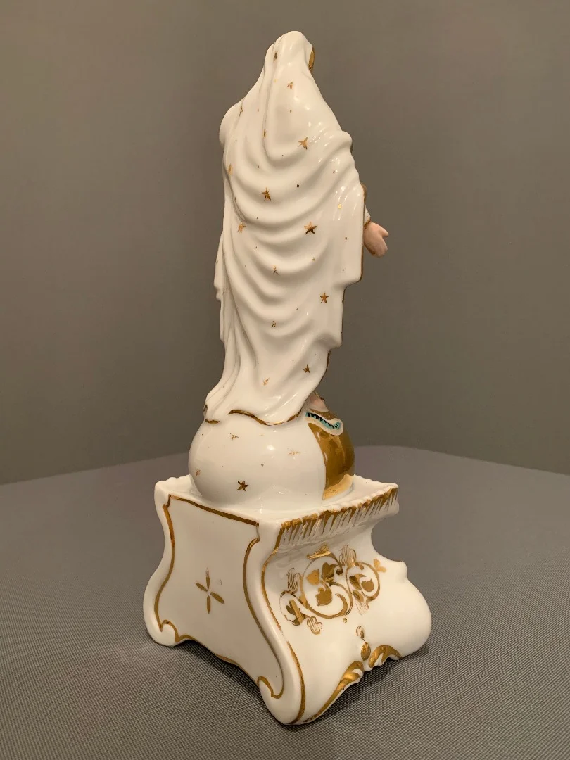 Vierge En Porcelaine De Paris
