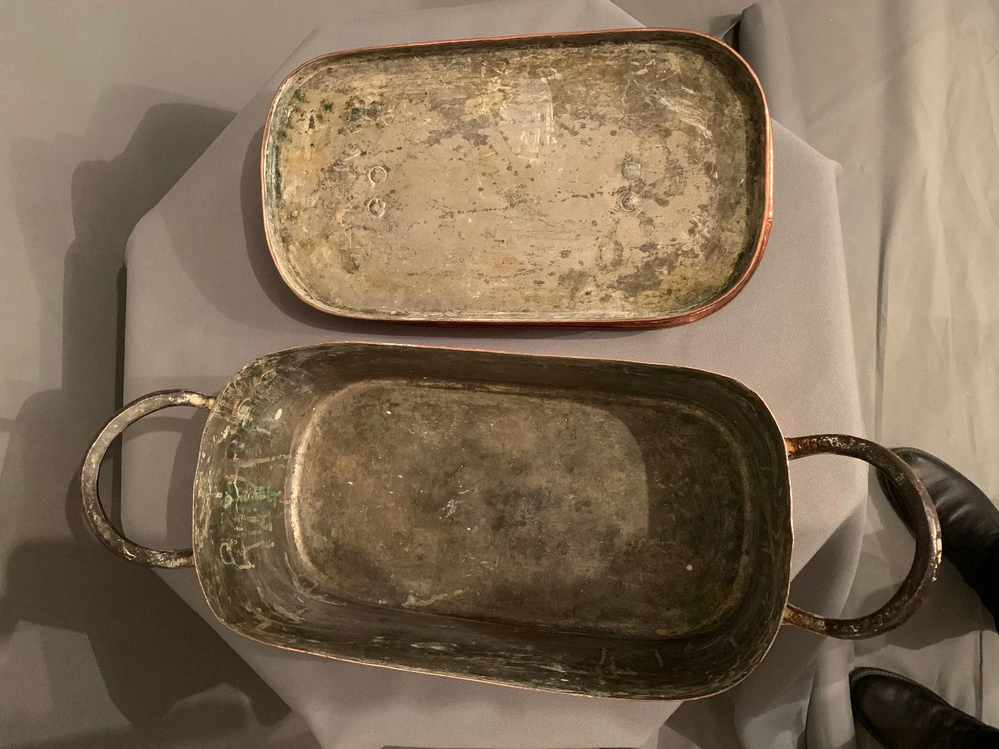 18th CENTURY COPPER SAUCEPAN