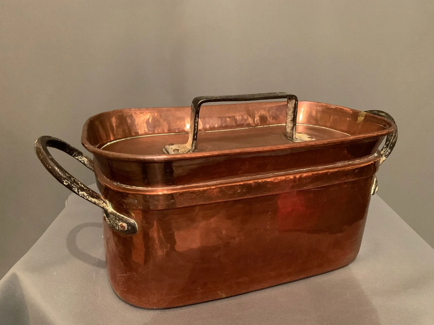 18th CENTURY COPPER SAUCEPAN
