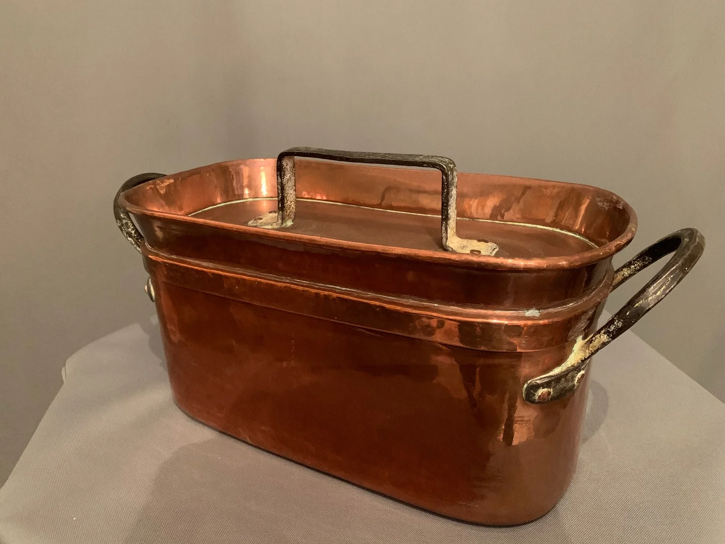 18th CENTURY COPPER SAUCEPAN