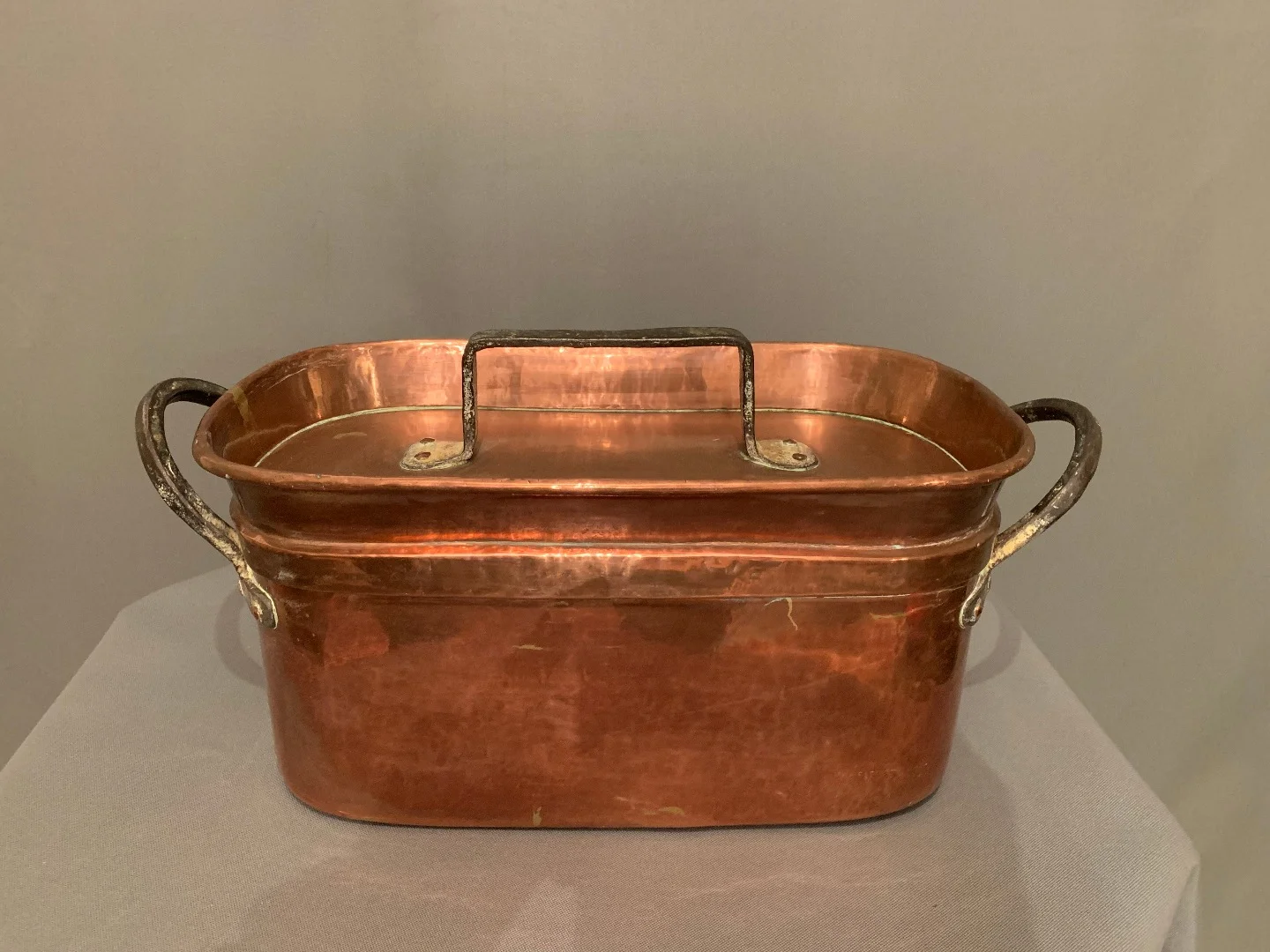 18th CENTURY COPPER SAUCEPAN