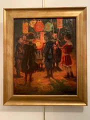 ACEITE EN CARTULINA por PAUL KEPELL (1876-1943)