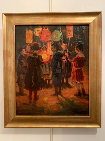 ACEITE EN CARTULINA por PAUL KEPELL (1876-1943)