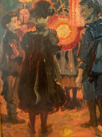 ACEITE EN CARTULINA por PAUL KEPELL (1876-1943)
