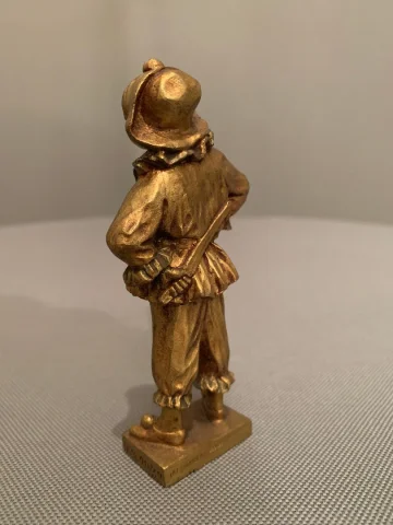 Bronze « Pierrot »-  Dominique Alonzo XXe siècle.